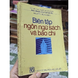 Biên tập ngôn ngữ sách và báo chí
