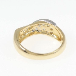 Nhẫn kim cương 750YG/PT 0.26CT 673483