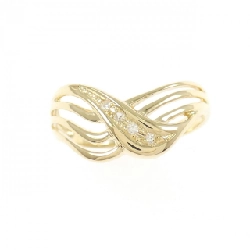 Nhẫn kim cương K18YG 670444