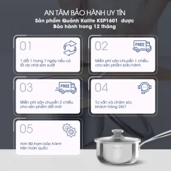 Quánh inox Kalite KSP1601 3 lớp cao cấp 593746
