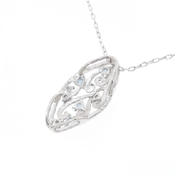 K18WG Aquamarine Necklace - Hàng hiệu Authentic 857869