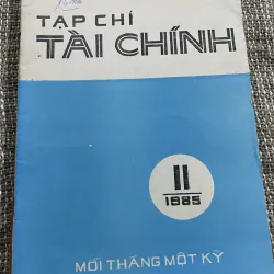 Tạp chí tài chính - khổ lớn 11.1985 