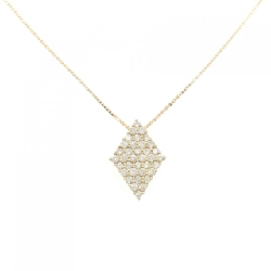 K18YG Pave Diamond Necklace 1.00CT - Hàng hiệu Authentic