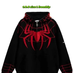 Hoodie zip người nhện