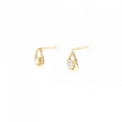 K18YG Bông tai kim cương 0.10CT - Hàng hiệu Chính hãng 868319