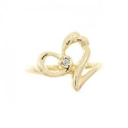 Nhẫn kim cương hình trái tim K18YG 0.007CT 671810