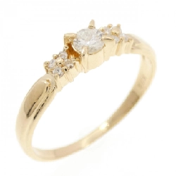 Nhẫn kim cương K18YG 0.20CT - Hàng hiệu Chính hãng