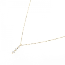 Dây chuyền kim cương K18YG 0.06CT - Hàng hiệu Chính hãng 858897