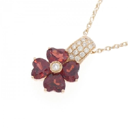 K18PG Hoa Garnet Dây Chuyền 2.79CT - Hàng hiệu Chính hãng 861692