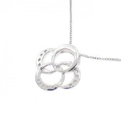 K18WG Dây chuyền kim cương 0.05CT - Hàng hiệu Chính hãng 857004