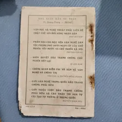 Một cuộc tranh luận lớn trên mặt trận văn nghệ | chu dương | 1958 1001580