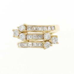 Nhẫn kim cương K18YG 0.36CT 673489