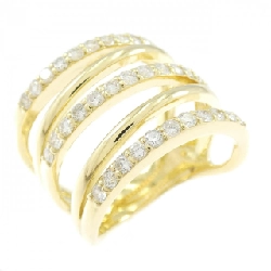 Nhẫn kim cương K18YG 1.00CT