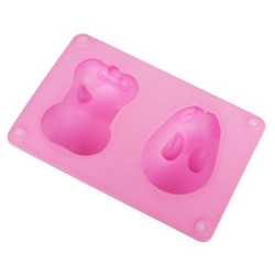 Khuôn silicon làm bánh bao, bánh trôi nước, rau câu thỏ con, heo mập - Mã số 1021 336013