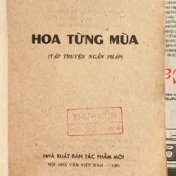Truyện ngắn Pháp: HOA TỪNG MÙA (nhà văn André Maurois) 1044619