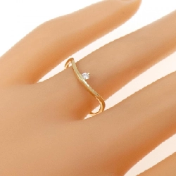 【Remake】Nhẫn kim cương K18YG 0.03CT 673177