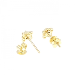 K18YG/750YG Bông tai kim cương - Hàng hiệu Authentic 868208