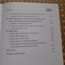 CÔNG KHAI MINH BẠCH VÀ TRÁCH NHIỆM GIẢI TRÌNH CỦA CÁC... 755817