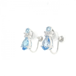 K14WG Blue Topaz Bông Tai - Hàng hiệu Chính hãng 872193
