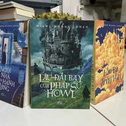 Combo 3q lâu đài bay của pháp sư Howl + lâu đài trên mây + ngôi nhà nghìn hàng lang
