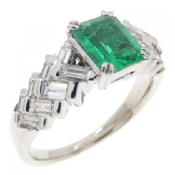 Nhẫn ngọc lục bảo PT900 0.76CT