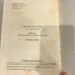 TỪ ĐIỂN KINH TẾ HỌC 683353