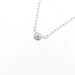 K10WG Solitaire Diamond Necklace - Hàng hiệu Authentic 858242