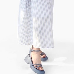 Giày Sandal đế bánh mì đế xuồng cao 7cm 495860