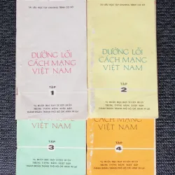 Lô 04 cuốn Đường lối Cách mạng Việt Nam (Tập 1+2+3+4) 562718