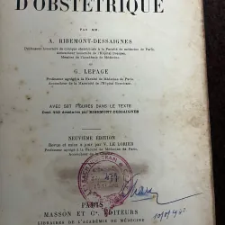 Traité d'Obstétrique - A. Ribemont-Dessaignes & G. Lepage - Y khoa (Sản khoa)