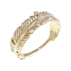 Nhẫn kim cương K10YG 0.005CT