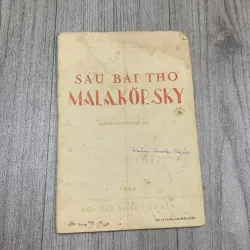 Sáu bài thơ mai a kop ski. 10a3