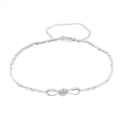 K18WG Vòng tay kim cương 0.10CT - Hàng hiệu Chính hãng 874651