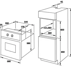 Cần bán lò nướng âm tủ Fagor mới chính hãng 100% 574454