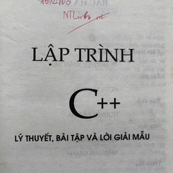 LẬP TRÌNH C++ - LÝ THUYẾT,BÀI TẬP VÀ LỜI GIẢI MẪU 528806