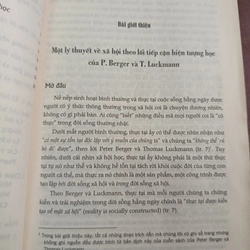 SỰ KIẾN TẠO XÃ HỘI VỀ THỰC TẠI - DỊCH: TRẦN HỮU QUANG 543849