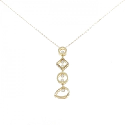 K18YG Dây chuyền kim cương 0.03CT - Hàng hiệu Chính hãng