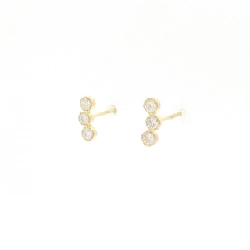 K18YG Bông tai kim cương 0.20CT - Hàng hiệu Chính hãng 871403