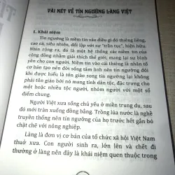 Tin Ngưỡng Làng Việt-Thu Thuỷ Nhà xuất bản hồng đức  937469