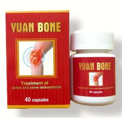 Viên uống đau nhức xương khớp Yuan Bone xuất xứ Malaysia - Hộp 40 viên - Mã số 1361 800870
