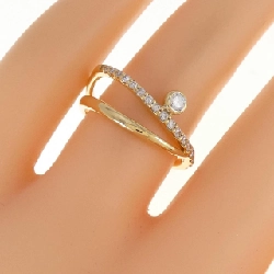 Nhẫn kim cương K18YG 0.088CT 673525