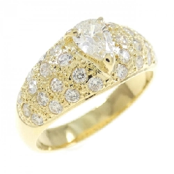 Nhẫn kim cương K18YG 0.29CT