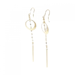 K18YG Bông tai - Hàng hiệu Authentic 870786