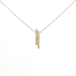 K18YG Dây chuyền kim cương - Hàng hiệu Authentic