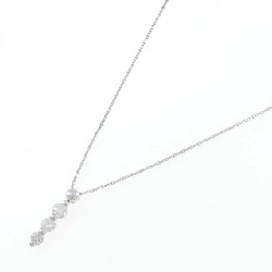 K14WG Dây chuyền kim cương ba viên 0.50CT - Hàng hiệu Chính hãng 861007