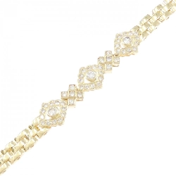 K18YG Vòng tay kim cương 0.77CT - Hàng hiệu Chính hãng