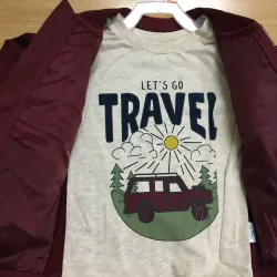 Set áo khoác và áo phông hàng xuất 766282