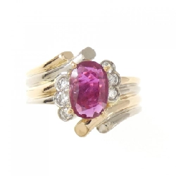 Nhẫn Ruby K18PG/K18WG 0.84CT - Hàng hiệu Chính hãng 853446