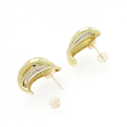 K18YG/K18WG Bông tai kim cương - Hàng hiệu Authentic 866786