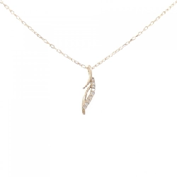 Dây chuyền kim cương K18PG 0.04CT - Hàng hiệu Chính hãng